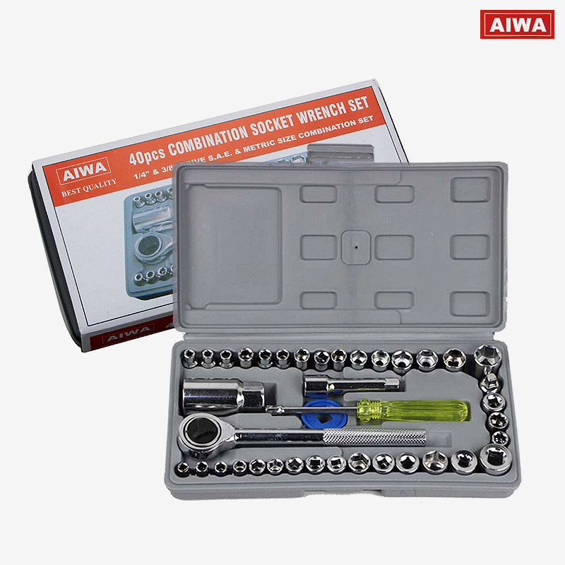 AIWA 복스렌치세트 40PCS 복스알 라쳇 렌치 수공구 모음