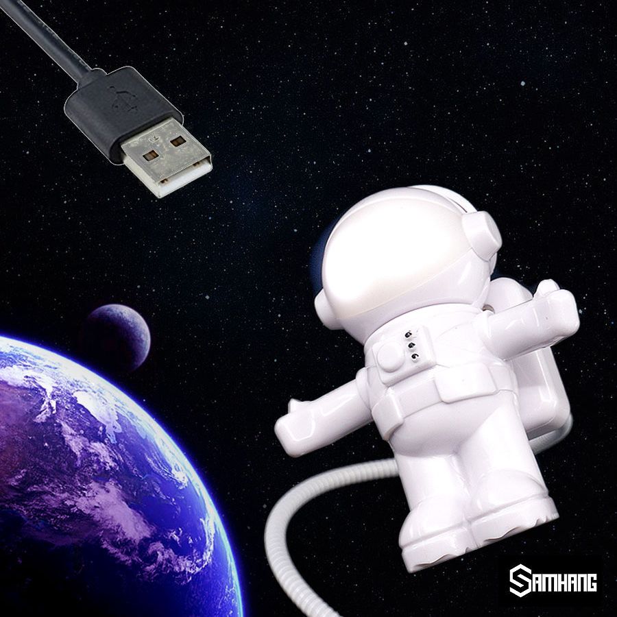 SB DC5V 자바라 USB LED무드등 우주인 간접등 조명 무드등 노트북 보조등